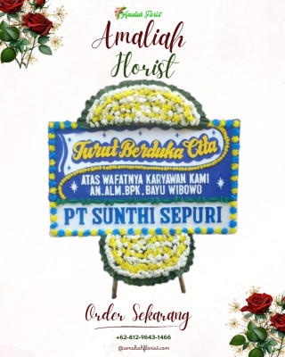 Papan Bunga Duka di Pangkalan Mansur