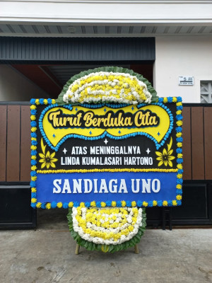 Papan Bunga Duka di Pangkalan Mansur